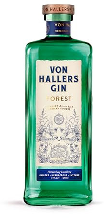 Von Hallers Gin I Forest I Intensiv würziger Geschmack I 44% Vol. I 700 ml