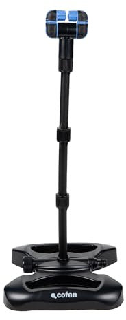 Cofan Torre de Nebulización Ajustable de 12-48 cm | Ideal para Patios y Jardines | Con Boquillas de Ángulo Ajustable