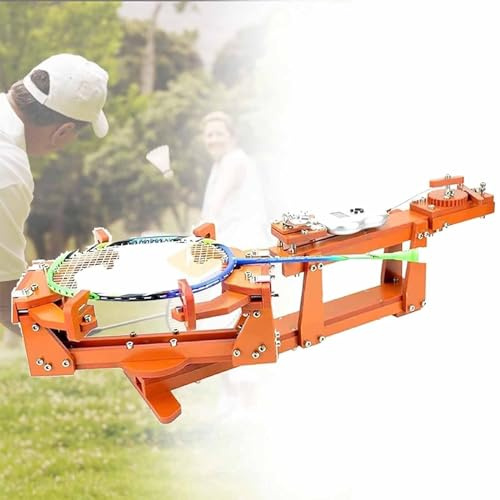TREEYX Badminton Racket String Machine, Racket Stringing Machine, 6-Point Fixed 60lb Badminton String Machine/Digital Display, Squash