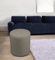 Talamo Italia - Pouf Abate, Mehrzwecksessel, Sitzsack, Hockerhocker, Made in Italy, 40x40 h42 cm, Taube
