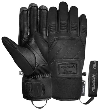 Reusch Legacy R-TEX XT - Guanti da sci unisex, impermeabili, antivento e traspiranti, con isolamento Primaloft Gold e pelle, per uomini e donne