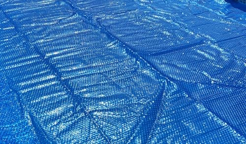 EDG by AQUALUX INTERNATIONAL Bache Solaire 505 x 305 cm - Ovale - Bleu - pour Piscine Acier