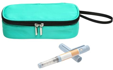 Makeup Bag - Travel Jewerlley Box | 21x11x6.5cm Personal Care with Thick Thermal Lining, Nylon Cloth Food Beverage Storage for Outdoor Use, Makeup Case for Outdoor Trips and Road Adventures