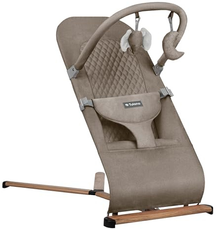 Tulano Moon 30 Ergonomische Babywippe - Babyschaukel für Kleinkinder - Beige
