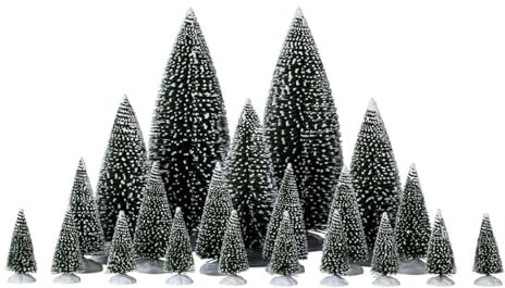 Lemax - Assorted Pine Trees - Set of 21