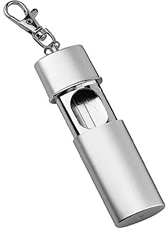 EKdirect Mini Portable Pocket Ashtray, Keychain Cigarette Ashtray Holder for Outdoor Travel