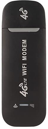 Mrisata Router 4G LTE USB WiFi Portátil - 150Mbps, Soporte 10 Usuarios, Módem Móvil Para