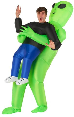 Morph Alien Kostüm Herren, Alien Kostüm Aufblasbar, Halloween Kostum Aufblasbar, Halloween Kostum Herren & Damen, Karneval Kostume, Fasching