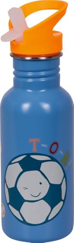 Die Spiegelburg - Edelstahlflasche Fußball - Kleine Freunde (ca. 0,5 l)