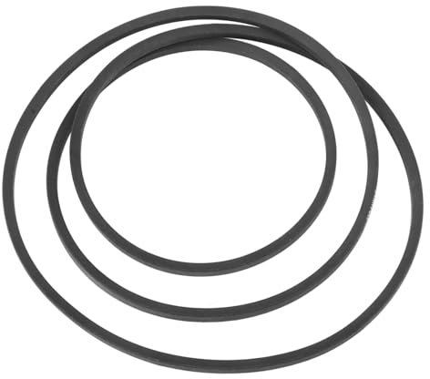 Abaodam Cintura per tosaerba piccolo tosaerba da equitazione kit traccialinee per rasaerba tosaerba usati parti del tosaerba per macchine da giardino gomma da cancellare Black