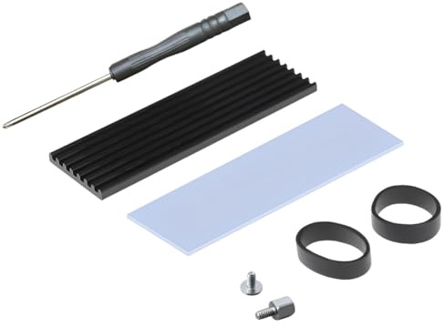 WUSJCOF 1 Juego de Disipadores de Calor, Almohadilla Térmica, Set de Enfriamiento, Enfriador de Aluminio con Almohadilla Térmica de Silicona, Enfriador para Dispositivos Semiconductores