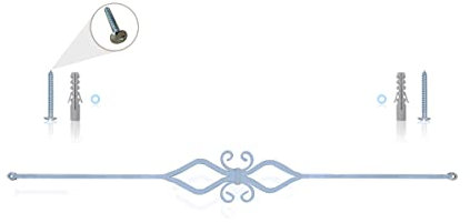 Fenstergitter Typ Saxophon Mini Einbruchschutz inkl. Sicherheitsschrauben Fenstersicherung Fensterstange