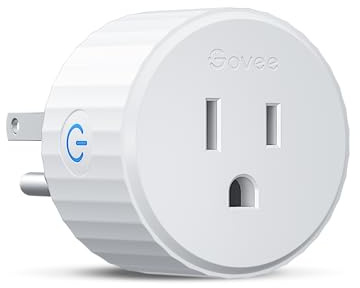 Govee Smart Plug, WiFi Outlet Compatible with Alexa and Google Assistant, Mini Smart Home Plugs with Timer Fuction & Group Controller, No Hub Required, ETL & FCC Certified, 2.4G WiFi Only (1 Pack)