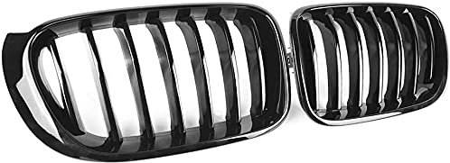 Beside_Auto 2014-2018 X3 F25 X4 F26 Kühlergrill vorne glänzend schwarz ABS Einzellamelle
