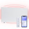Klarstein Infrarotheizung & Konvektor, Infrarotheizung mit Thermostat 1000W, IP24-Infrarotheizung Wandmontage/Standgerät mit App-Steuerung, Erkennung offener Fenster, Hybridheizung Elektrisch