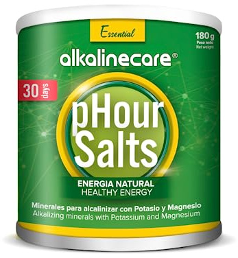 PHOUR Salts - Alkaline Mineral Salts with Magnesium and Potassium: 180g - Balanced Supplement - Optimises The Brain and Body with a Powerful Combination of Essential Alkaline Minerals.