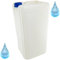 Wasserkanister 30l aus Kunststoff, Wassertank HDPE, Wasserbehälter Trinkwasserkanister, Reservekanister, Kunststoffkanister, für Haus, Garten, Auto, Camping usw., dichter Verschluss