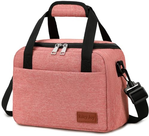 Riley Joy - Bolsa Térmica Portátil para Pícnic 8,5 L, Impermeable, Aislada con Ajustable Bandolera, Bolsa isotérmica Plegable para Niños y Adultos