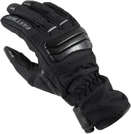FAST WAY Touring Uni 212 Motorradhandschuhe Herren und Damen, Atmungsaktiv, Knöchelschutz, Bequeme Motorrad Handschuhe Herr & Frau, Strapazierfähig, Wetterfest, Größe S