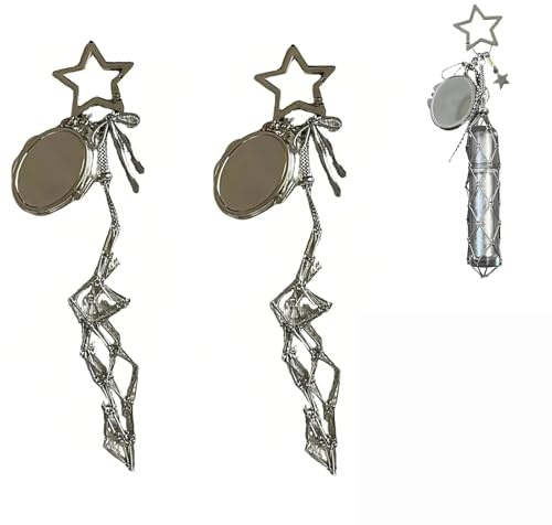 Soporte para pintalabios de acero inoxidable, bolsa de almacenamiento de lápices labiales de cristal brillante, soporte 2 en 1 para pintalabios para bolso, elegante soporte para brillo de labios con