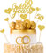 13 Stück 50 Golden Years Cake Topper 50. Geburtstag Hochzeitstag Party Torten Kuchen Topper Gold Glitzer Farbe 50. Geburtstag Kuchendeko Frauen Hochzeitstorte Tortendeko für Feierbedarf