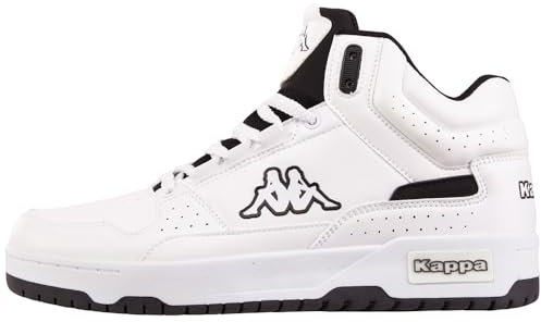 Kappa Unisex Stylecode: 243316 Jonscha Sneaker, White Black, 44 EU