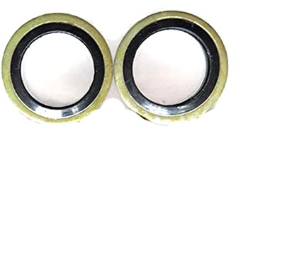 rondelle d'étanchéité Joint de bouchon de vidange d'huile for M6/M8/M10/M12/M14/M16 ~ M60 bague d'étanchéité à rondelle combinée, joint d'huile en caoutchouc métallique à rondelle collée lèvre de join