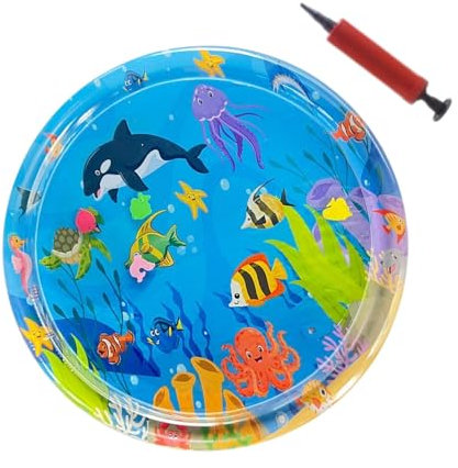 Wasserspielmatte für Katzen, Wassersensorische Spielmatte für Katzen | Katzenaktivitätsmatte für Katzenunterhaltung - Verdickte Haustier-Wasser-Sensormatte für Katzen, Haustierspiel, aufblasbare Somme