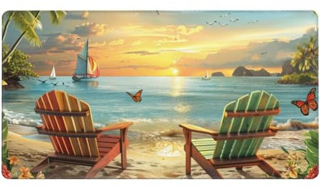 Tapis de Souris Gaming XXL 1200x500x4mm Base Antidérapante en Caoutchouc, Large Imperméable Mouse Pad, Surface Haute Précision, pour Les Jeux, la Maison Bureau Tapis de Bureau Chaise de‌ Plage Y3304