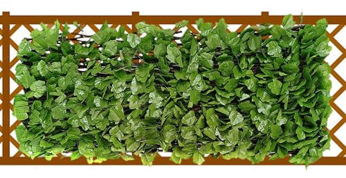 Privacy Screen for Patio - Expandable Artificial Privacy Fence Screen | Expanding Garden Trellis Panels Greenery Backdrop Decoration for Apartment Home