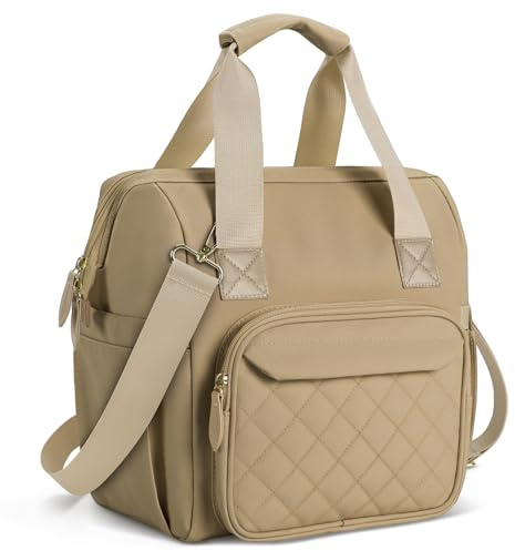 ISEYOU Bolsa Termica Porta Alimentos 20L, Lancheira Termica Gran Capacidad con Boca Ancha, Bolsa Comida Trabajo, Diseño Antifugas e Impermeable, Multibolsillos Ideal para Oficina, Picnic, Camping