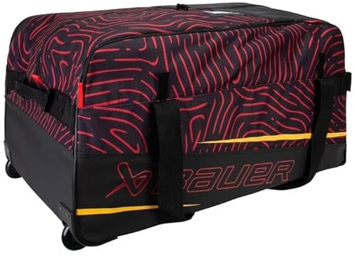 PG Sports Bauer Hockey Premium Patterned WHEEL Bag '25 (Junior/Medium 32” x 18” x 16”)