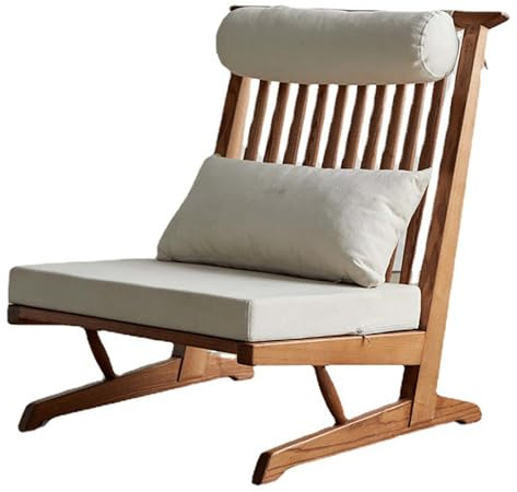 Rattan Armchair, Retro Design High-Back Living Room Chair, Solid Wood Frame, Country Style Armchair for Living Room and Bedroom