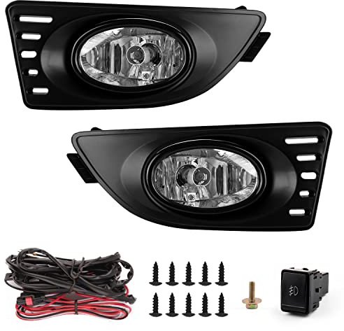 RP Remarkable Power, Fog Light for 2005-2006 Acura RSX Front Driving Bumper Fog Light Lamp Kit FL7157