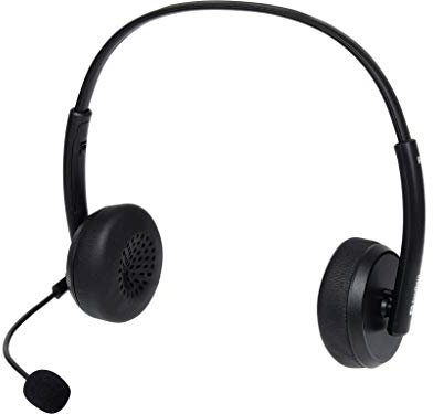 Sandberg USB Office Headset Saver | Casque Filaire avec Microphone | Casque de Bureau Mains Libres avec USB A | Contrôle du Volume | Plug & Play | 20 Hz à 20 kHz | pour Le Bureau et la Maison | Saver