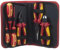 Hyundai VDE-Werkzeugset 59417, (6-teilig, Elektriker Werkzeug, Schraubendreher, Kombizange, Seitenschneider, Spitzzange, GS/VDE-geprüft bis zu 1000V, Werkzeugtasche)