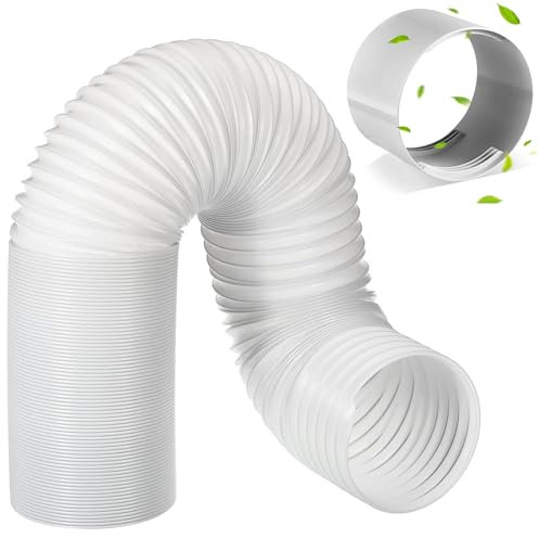 Abluftschlauch Klimagerät mit Adapter,Schlauch Klimaanlage Ø150mm Länge 150cm,Klimaanlage Schlauch,Klimaanlage Verlängerungsschlauch,Abluft für Klimaanlagen,Wäschetrockner, Abzugshaube Trocknerzubehör