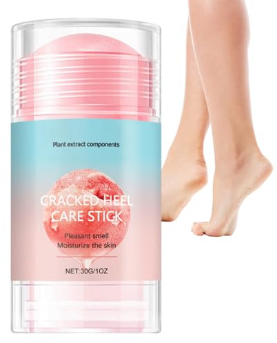 Fotbalsam Stick Spruckna Fotar Fuktighetsstick | 30g Förhårdnadsavlägsnare Och Fuktkräm För Reparation Av Hud För Män Och Kvinnor Resvänlig För Spa Och Pedikyr