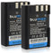 Blumax - 2 Batteries Compatible with Nikon EN-EL9/EN-EL9e/EN-EL9a 1000 mAh - Nikon D40/D40X/D60/D3000/D5000