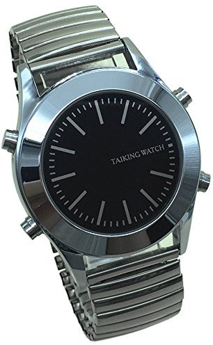 VISIONU Orologio Parlante con Sonoro in Italiano con Sveglia e Relazione oraria Per anziani e non Vedenti