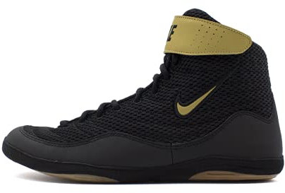 Nike Inflict 3 - Zapatos de lucha libre de malla transpirable para hombre (negro/negro/14 M de EE. UU.), Negro -