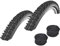 Set: 2 x Schwalbe Smart Sam Trekking Cross Reifen 47-622 / 28x1.75 + Schwalbe SCHLÄUCHE Autoventil