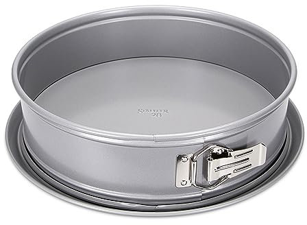 STÄDTER We love baking Springform mit Flachboden, Ø 28 cm, Antihaft, PFAS frei, Backofenfest bis 250 °C, auch für Käse- und Marmorkuchen geeignet