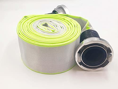 3 Zoll | B-75-5 Meter Industrieschlauch | Feuerwehrschlauch | Bauschlauch | Flachschlauch | Schlauch mit Storz-Kupplung