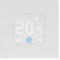 Finder Termostato da Incasso Tipo 1T.T1 Alimentazione 110…230 V AC. Modalità notte impostabile e temporizzabile. Display a LED dal design essenziale. Colore Bianco