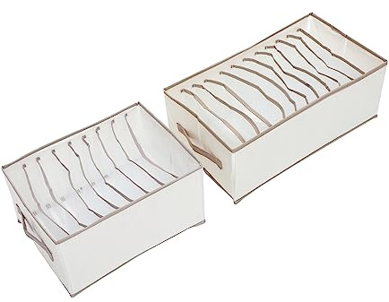 SMASOLO 2piezas Cajas De Almacenamiento Plegables Hogar Caja Organizadora De Ropa y Mantas Multifuncional De Gran Capacidad Para Guardar Ropa Toallas y Juguetes El Dormitorio o Armario