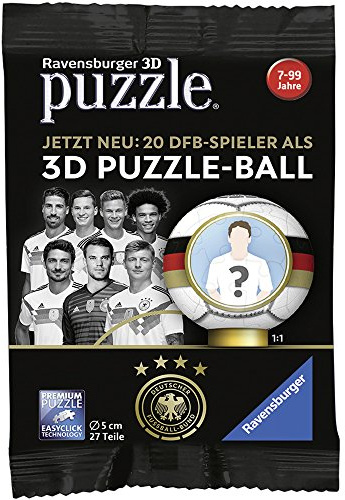 Ravensburger 11707 3D Jigsaw Puzzle-Ball Blindpacks World Cup 2018 (License DFB )