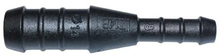 1, 2, 3, 5 oder 10 Schlauchverbinder 14 mm auf 8 mm gerade reduziert PA GF30 schwarz (3)