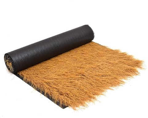 BXZAY Tetto di Paglia Artificiale Paglia Tiki Bar Capanna Erba Anatra Barca Tende Runner Rolls Palapa Copertura di Paglia per Giardino Patio Ombrelloni Coperture(Size:0.5 * 5m(1.6 * 16.4ft))