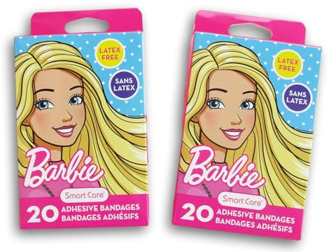 Girls' B4rbie Adhesive Bandages - 20 Per Box - 2 Count